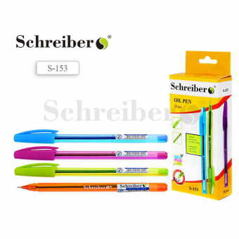 Купить Ручка масляная Schreiber «S-153» (син.) оптом